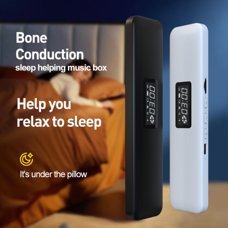 SLEEP BOX Bone Conduction Bluetooth 5.3 Sleep Speaker(White)