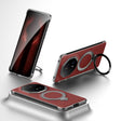 For Huawei Mate 70 RS Ultimate SULADA Top Grain Leather MagSafe Magnetic Holder Phone Case(Red) - Huawei Cases by SULADA | Online Shopping South Africa | PMC TechLife | Buy Now Pay Later Mobicred
