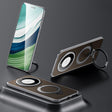For Huawei Mate 60 SULADA Kevlar Texture MagSafe Magnetic Holder Phone Case(Brown) - free shipping - PMC TechLife - Order now!