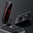 For Huawei Mate 70 RS Ultimate SULADA Kevlar Texture MagSafe Magnetic Holder Phone Case(Black) - free shipping - PMC TechLife - Order now!