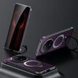 For Huawei Mate 70 RS Ultimate SULADA Kevlar Texture MagSafe Magnetic Holder Phone Case(Purple) - Huawei Cases by SULADA | Online Shopping South Africa | PMC TechLife | Buy Now Pay Later Mobicred