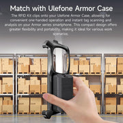 Ulefone Bluetooth 5.2 Portable UHF RFID Tag Reader(Black)
