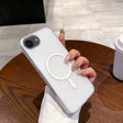 For iPhone 16e Ice Fog MagSafe PC Phone Case(White) - iPhone 16e Cases by PMC TechLife | Online Shopping South Africa | PMC TechLife | Buy Now Pay Later Mobicred