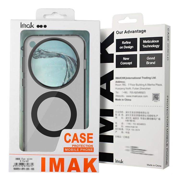 For iPhone 16e IMAK Candy Series Shockproof MagSafe Phone Case(Green)