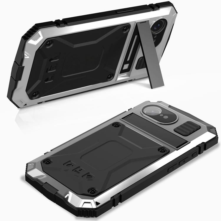 For iPhone 16e IP68 Water-resistant Dustproof Shockproof Phone Case(Silver)