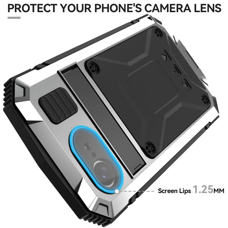 For iPhone 16e IP68 Water-resistant Dustproof Shockproof Phone Case(Silver)