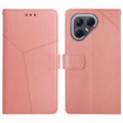 For Tecno Pova 7 5G Y-shaped Pattern Flip Leather Phone Case(Pink) - free shipping - PMC TechLife - Order now!