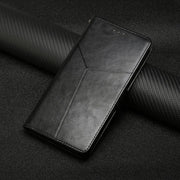 For Tecno Pova 7 Ultra 5G Y-shaped Pattern Flip Leather Phone Case(Black)