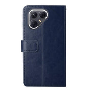 For Tecno Pova 7 Ultra 5G Y-shaped Pattern Flip Leather Phone Case(Blue)