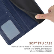 For Tecno Spark 40 Pro+ 4G Y-shaped Pattern Flip Leather Phone Case(Blue)