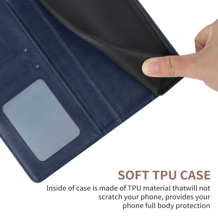 For Tecno Spark 40C Y-shaped Pattern Flip Leather Phone Case(Blue)