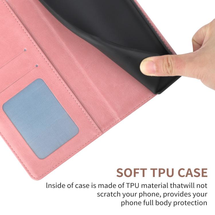 For Tecno Spark 40C Y-shaped Pattern Flip Leather Phone Case(Pink)