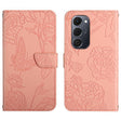 For Tecno Spark 40 Pro+ 4G Skin Feel Butterfly Embossed Flip Leather Phone Case(Pink) - free shipping - PMC TechLife - Order now!