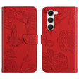 For Tecno Spark 40 Pro 4G Skin Feel Butterfly Embossed Flip Leather Phone Case(Red) - free shipping - PMC TechLife - Order now!