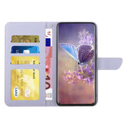 For Tecno Spark 40 4G Skin Feel Butterfly Embossed Flip Leather Phone Case(Purple)