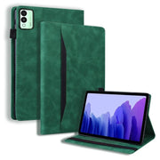 For Tecno Megapad 11 2024 Splicing Shockproof Leather Tablet Case(Green)