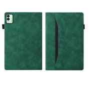 For Tecno Megapad 11 2024 Splicing Shockproof Leather Tablet Case(Green)