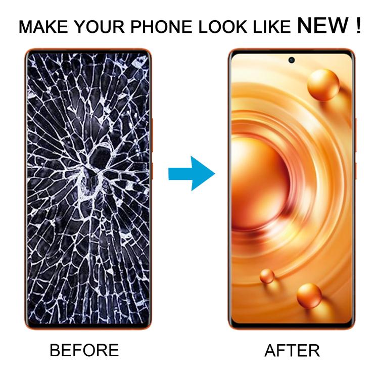 For vivo X80 V2183A V2144 OLED LCD Screen with Digitizer Full Assembly with Fingerprint Identification