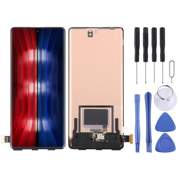 For vivo iQOO 8 Pro V2141A OLED LCD Screen with Digitizer Full Assembly with Fingerprint Identification