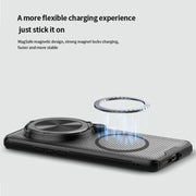 For Xiaomi 15 Ultra NILLKIN CamShield Prop MagSafe Magnetic Translucent PC Phone Case(Black)