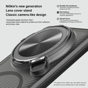 For Xiaomi 15 Ultra NILLKIN CamShield Prop MagSafe Magnetic Translucent PC Phone Case(Black)