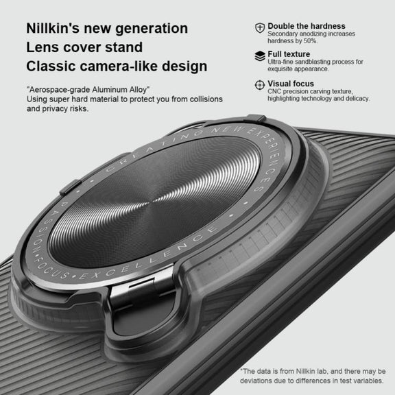 For Xiaomi 15 Ultra NILLKIN CamShield Prop Translucent PC Phone Case(Black)
