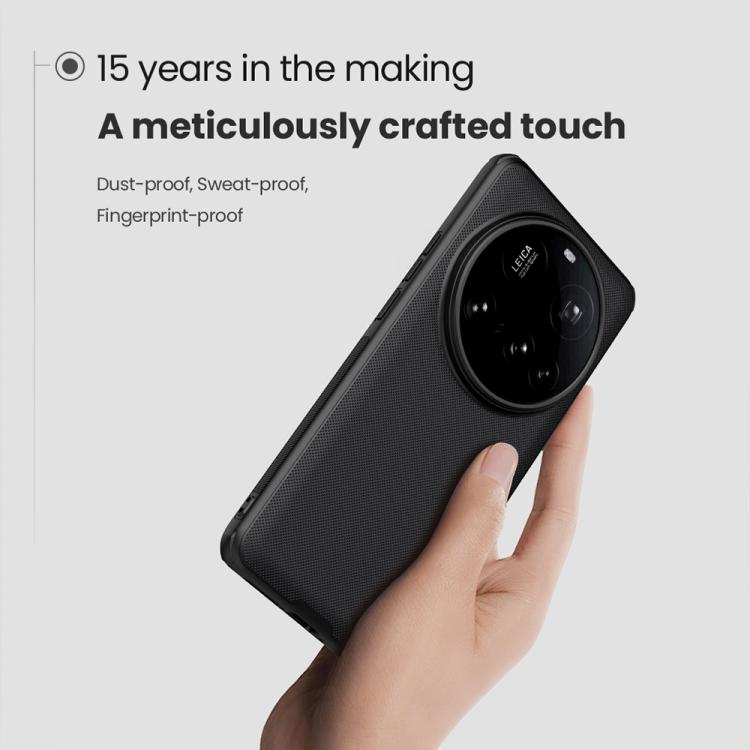 For Xiaomi 15 Ultra NILLKIN Frosted Shield Pro PC + TPU Phone Case(Black)