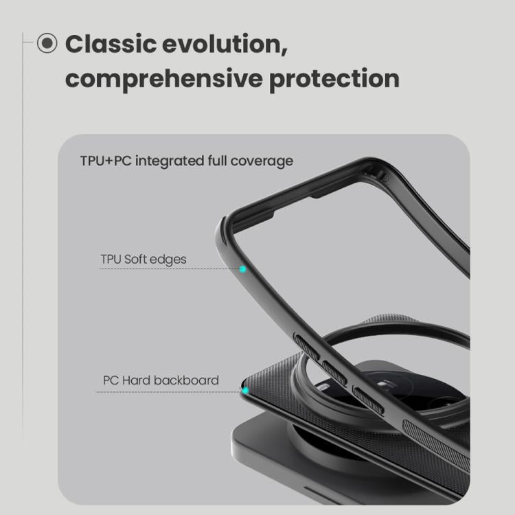 For Xiaomi 15 Ultra NILLKIN Frosted Shield Pro PC + TPU Phone Case(Black)