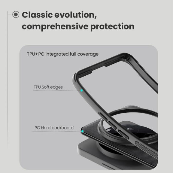 For Xiaomi 15 Ultra NILLKIN Frosted Shield Pro PC + TPU Phone Case(Black)