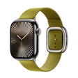 For Apple Watch 46mm / 49mm / 45mm / 44mm Modern Style Leather Watch Band(Yellow) - Watch Bands by PMC TechLife | Online Shopping South Africa | PMC TechLife | Buy Now Pay Later Mobicred