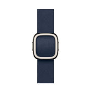 For Apple Watch 42mm / 41mm / 40mm / 38mm Modern Style Leather Watch Band(Dark Blue)