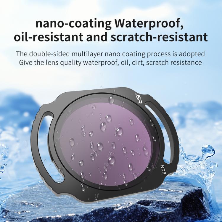 For DJI O4 Air Unit Pro / Avata 2 JSR YB Series Camera Lens Filter, Filter:ND8
