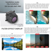 For DJI O4 Air Unit Pro / Avata 2 JSR YB Series Camera Lens Filter, Filter:ND16
