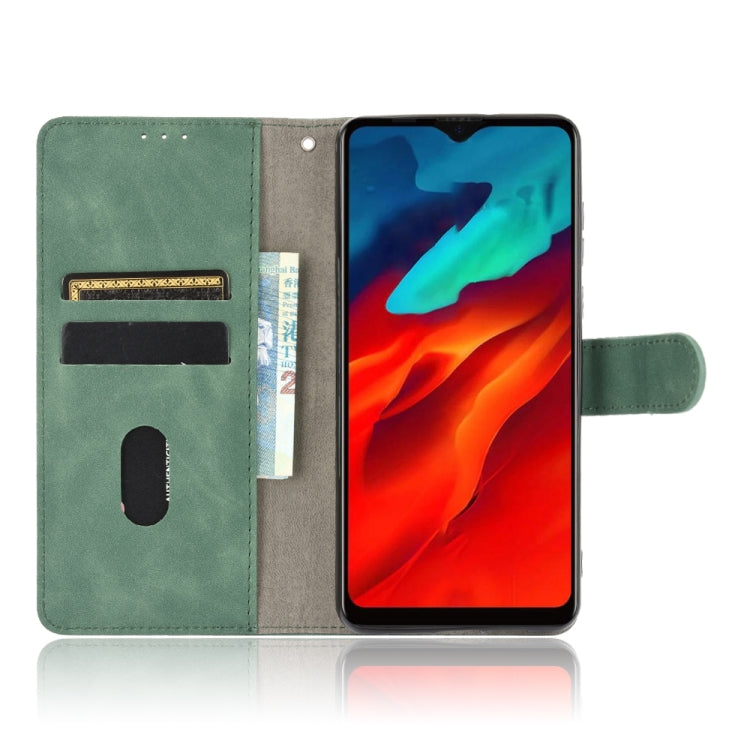 For Blackview A80 Pro Solid Color Skin Feel Magnetic Buckle Horizontal Flip Calf Texture PU Leather Case with Holder & Card Slots & Wallet(Green)