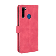 For Blackview A80 Pro Solid Color Skin Feel Magnetic Buckle Horizontal Flip Calf Texture PU Leather Case with Holder & Card Slots & Wallet(Rose Red)