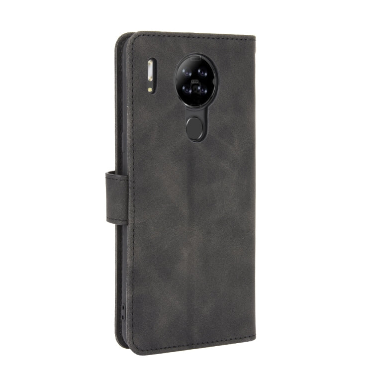 For Blackview A80 Solid Color Skin Feel Magnetic Buckle Horizontal Flip Calf Texture PU Leather Case with Holder & Card Slots & Wallet(Black)