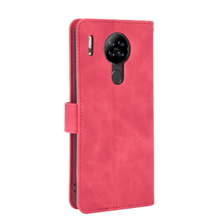 For Blackview A80 Solid Color Skin Feel Magnetic Buckle Horizontal Flip Calf Texture PU Leather Case with Holder & Card Slots & Wallet(Rose Red)
