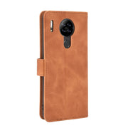 For Blackview A80 Solid Color Skin Feel Magnetic Buckle Horizontal Flip Calf Texture PU Leather Case with Holder & Card Slots & Wallet(Brown)