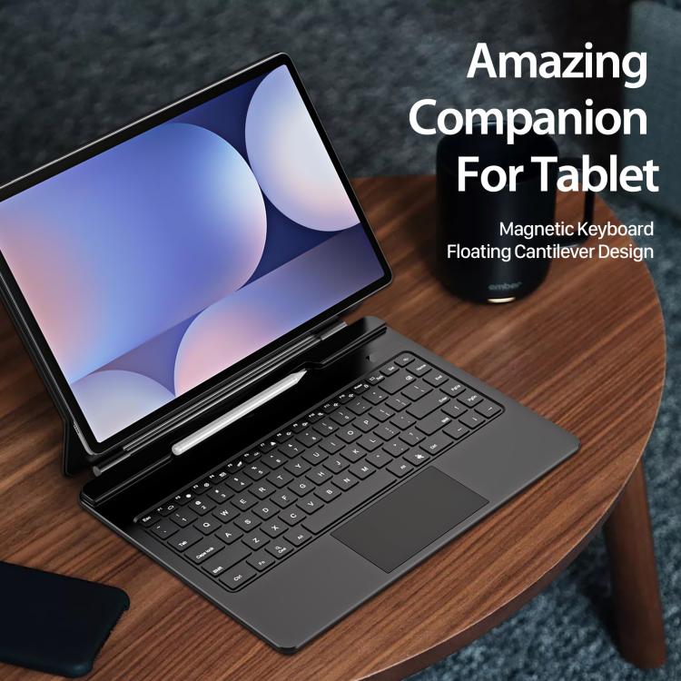 For Samsung Galaxy Tab S10 Ultra  DUX DUCIS MK Series Magnetic Wireless Bluetooth Keyboard Tablet Case(Black)
