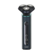 VGR V-310 Digital Display Three-blade IPX7 Electric Shaver(Black)