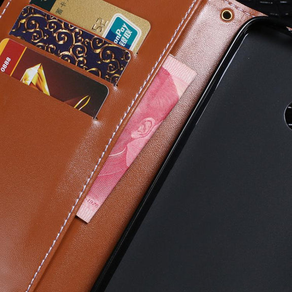 For iPhone 16e idewei Crocodile Texture Leather Phone Case(Black)