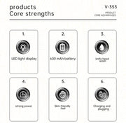 VGR V-353 Floating Cuttter Head Portable Electric Shaver(Green)