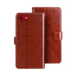 For iPhone 16e idewei Crazy Horse Texture Leather Phone Case(Brown) - free shipping - PMc TechLife - Order now!