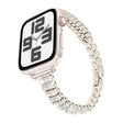 For Apple Watch 46mm / 49mm / 45mm / 44mm Slim Train Section Diamond Metal Watch Band(Starlight) - free shipping - PMc TechLife - Order now!