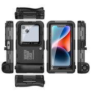 RedPepper 4th Generation Diving Protective Case for iPhone, Water-resistant depth: 15m(Black)
