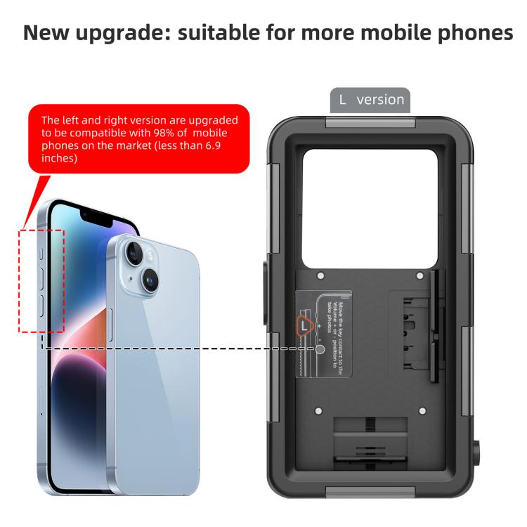 RedPepper 4th Generation Diving Protective Case for iPhone, Water-resistant depth: 15m(Black)