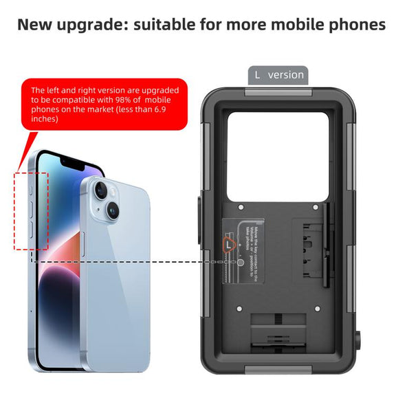 RedPepper 4th Generation Diving Protective Case for iPhone, Water-resistant depth: 15m(Black)