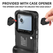 RedPepper 4th Generation Diving Protective Case for iPhone, Water-resistant depth: 15m(Black)