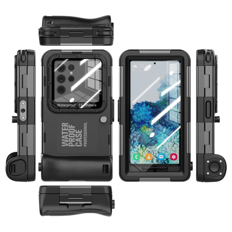 RedPepper 4th Generation Diving Protective Case, Water-resistant depth: 15m(Black)