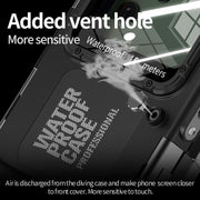RedPepper 4th Generation Diving Protective Case, Water-resistant depth: 15m(Black)